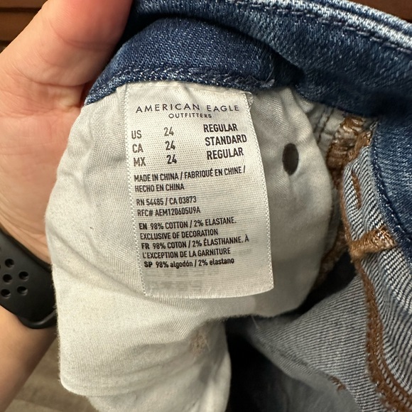 American Eagle Jeans - High Waisted Super Stretch - Size 24 excellent condition - Picture 6 of 6
